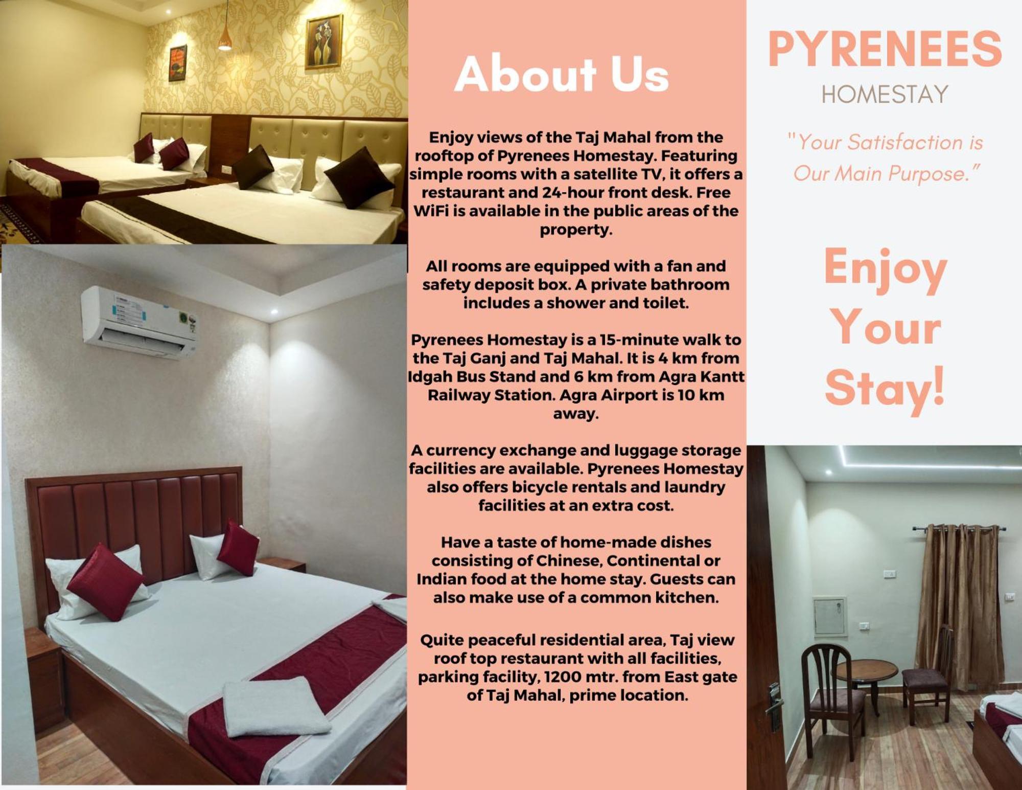 Pyrenees Homestay Agra  Exterior foto